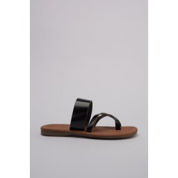 Trendyol Genuine Leather Black Women's SlippertakS20TE0092