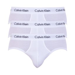 Set of three classic fit briefs in white Calvin Klein Underwear