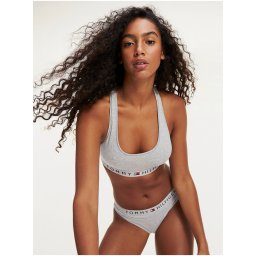 TOMMY HILFIGER BALCONY BRA WOMAN GRAY