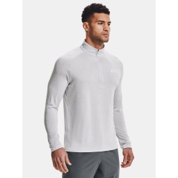 Under Armour T-Shirt Tech 2.0 1/2 Zip-GRY - Mens