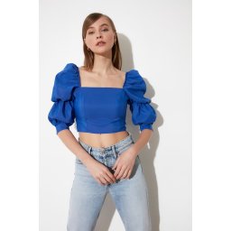 Дамски къса блуза Trendyol Ruffle detailed