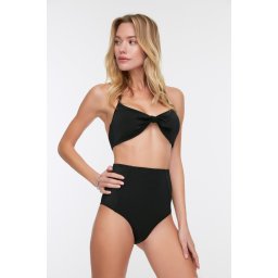 Дамско долнище на бански Trendyol High Waist