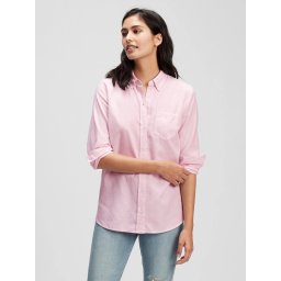 GAP Shirt V-Fitted Boyfriend Oxf - Ladies