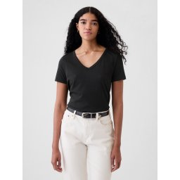 GAP T-Shirt Organic Vintage V-Neck - Women's