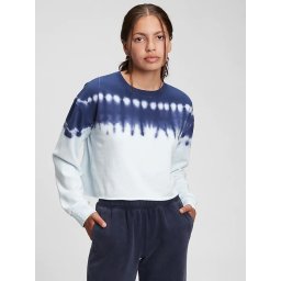 GAP Children's Cropped Cutoff Crew Sweatshirt - Girls