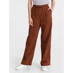 GAP Rib Combo Pull-on Wide Leg Trousers - Ladies
