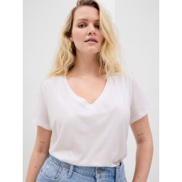 GAP T-Shirt Organic Vintage V-Neck - Women's