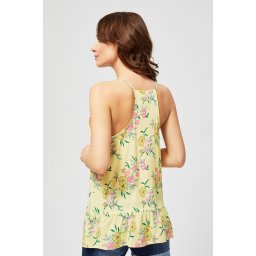 Marisse Ruffle Blouse L-Ko-2849 Yellow
