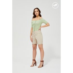 Marisse Lyocell Shorts L-Sh-3413 Beige