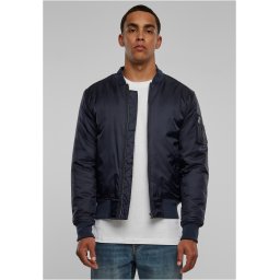 Navy Basic Bomber Jacket