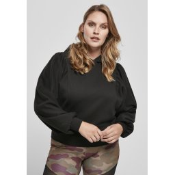 Women's Organic Gathering Batwing Hoody Black