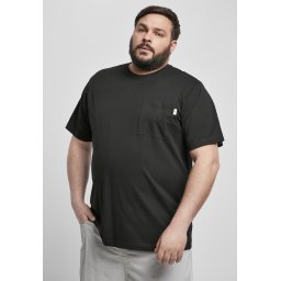 Basic pocket t-shirt made of organic cotton black