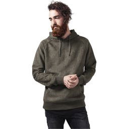 Imitation suede olives with a hood