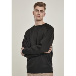 Raglan Zip Pocket Crew black