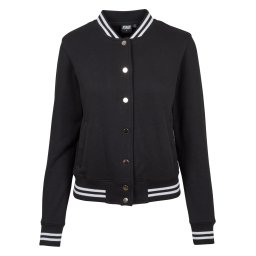 Women's College Sweat Jacket blk/blk