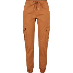 Doamnelor high waist Cargo Jogging Pantaloni Toffee