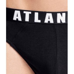 Мъжки спортни слипове ATLANTIC 3Pack - черни