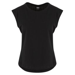 Women's Basic Shaped T-shirt in black