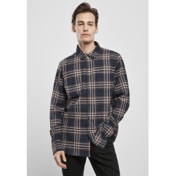Campus Plaid Shirt Dark Blue/Rust