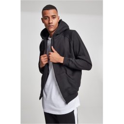 Zip-up hoodie black