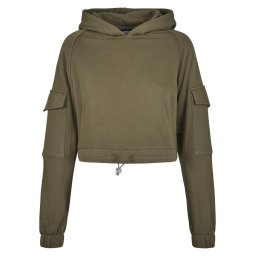 Women's Short Work Hoodies Summer Olive