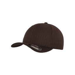 Flexfit Pinstripe bro/wht