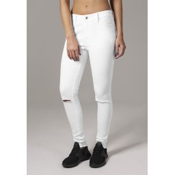 Women's jeans URBAN CLASSICS - white