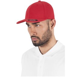 Червена шапка Flexfit Double Jersey