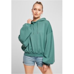 Women's bio oversized terry sweatshirt with a pale liner