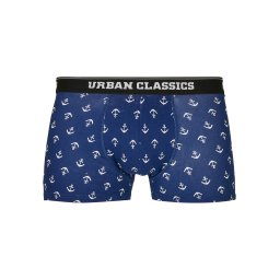 Men's Boxer Shorts 5-pack anchor aop+blk+blk+cha+cha