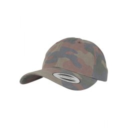 Low-profile cotton cap and wooden mask