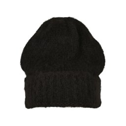 Knitted beanie - black
