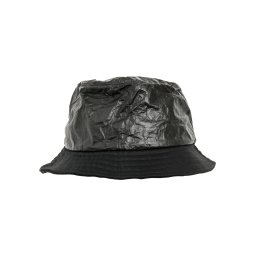Crumpled paper hat black