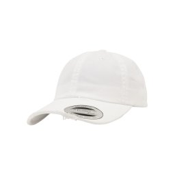Low Profile Destroyed Cap White