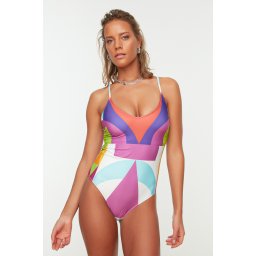 Дамски бански Trendyol Multicolored