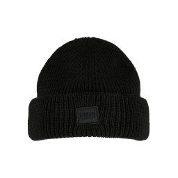 Knitted wool hat black