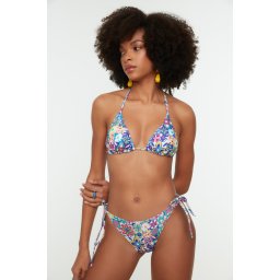 Дамско долнище на бански Trendyol Floral patterned