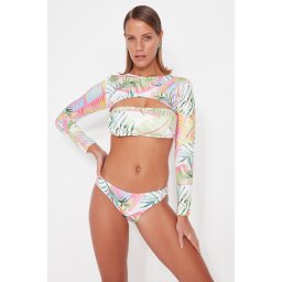 Дамски бански долнище Trendyol Patterned