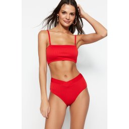 Дамско долнище на бански Trendyol High Waist