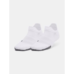 Under Armour Socks UA Breathe 2 No Show Tab 2pk-WHT - Ladies