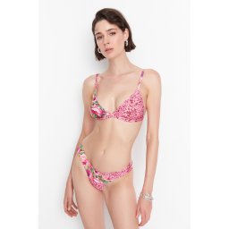 Дамско долнище на бански Trendyol Floral patterned