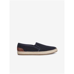 Dark Blue Men's Suede Slip On Sneakers Geox Pantelleria - Men's