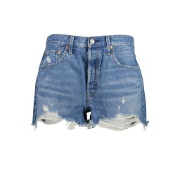 LEVI'S JEANS SHORT WOMAN BLUE