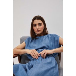 Marisse Lyocell Summer Dress L-Su-3724 Blue