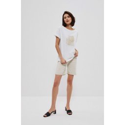 Marisse Ripped Shorts L-Sh-3700 L.Beige