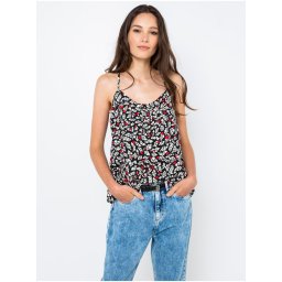 Black Patterned Top CAMAIEU - Women