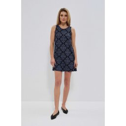 Marisse Summer Dress With Straps L-Su-3741 Navy