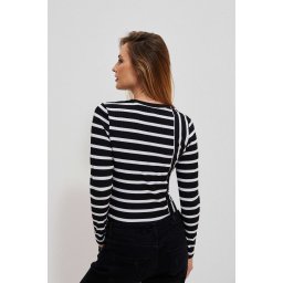Marisse Blouse Z-Ts-3920 Black_White