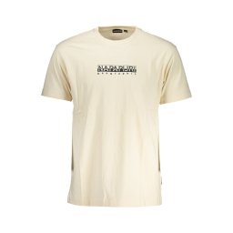 Cream Men's T-Shirt NAPAPIJRI - Men