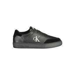 Black Men's Calvin Klein Jeans Leather Sneakers